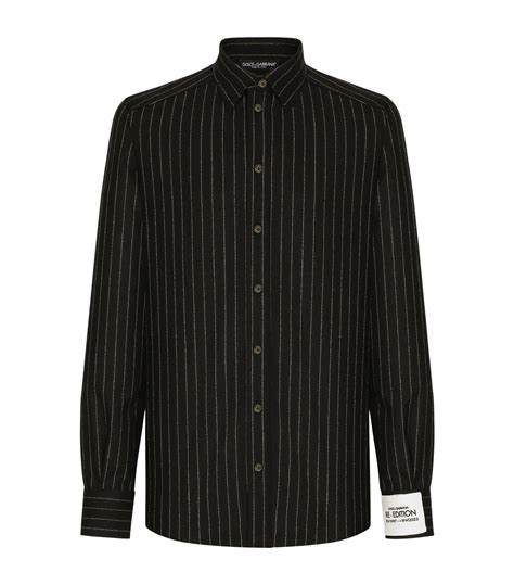 dolce and gabbana striped shirt